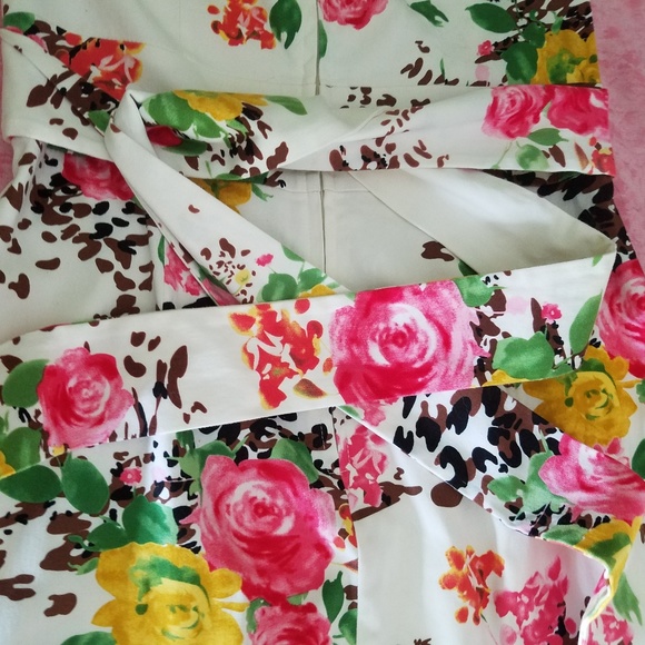 Teeze Me Floral Sweetheart Strapless Dress - Picture 3 of 8